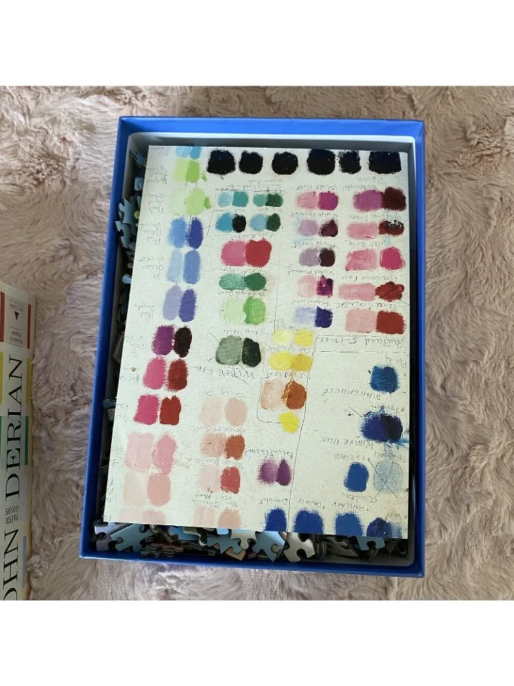 COMPLETE John Derian Painter's Palette 1,000-Piece Puzzle Artisan 18x26
